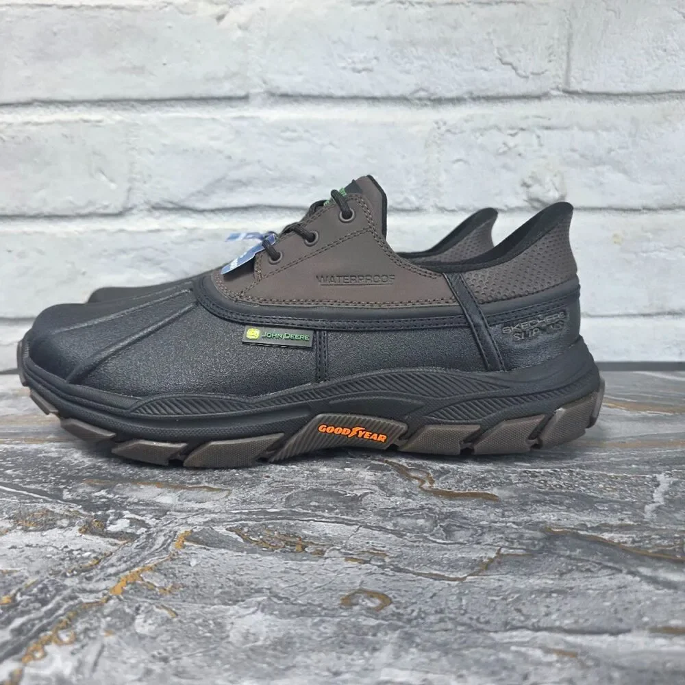 Skechers Slip-Ins John Deere Edgerton Waterproof Work Boots Size 11 Wide